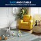 Flash Furniture Kids Recliner, 21-1/2" to 36-1/2" x 27", Upholstery Color: Yellow DG-ULT-KID-YEL-GG - alternate 2